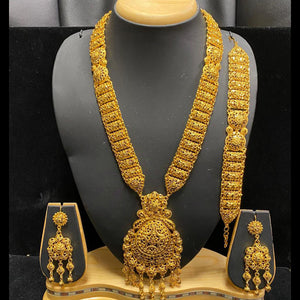 Gold Plated Indian Wedding Bridal Necklace Earrings Bracelet Ring set Handmade Bijoux